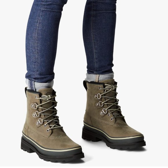 Sorel Women's Lennox Street Rain Boot — Waterproof Leather Boots Size 7.5 - Picture 2 of 12